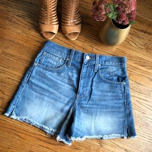 Madewell High Rise cutoff denim shorts SZ 25
